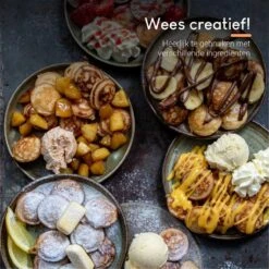 Ocina Poffertjespan Accessoires Set - Doseerfles - Poffertjes Spuitfles - 6x Poffertjes Vork - Kwast - Siliconen Kwast - Bakkwast - Gratis Poffertjes E-Book -Keukengerei Winkel 1198x1200 11