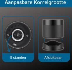 GOV Elektrische Peper- En Zoutmolen Zwart XL Set Oplaadbaar - Pepermolen - Peper En Zoutstel 7 GOV Elektrische Peper- En Zoutmolen Zwart XL Set Oplaadbaar - Pepermolen - Peper En Zoutstel -Keukengerei Winkel 1200x1162 1