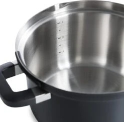 BK Flow Cool Black Glas Kookpannenset - 4-delig - Zwart - Glazen Deksel - Veilig Afgietsysteem - Inductie -Keukengerei Winkel 1200x1182