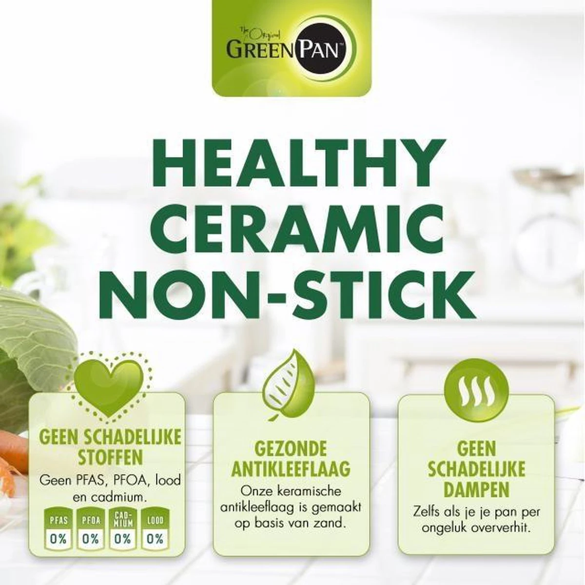 GreenPan Cambridge Koekenpan 26cm - Zwart - Inductie - PFAS-vrij 7 GreenPan Cambridge Koekenpan 26cm - Zwart - Inductie - PFAS-vrij - Afbeelding 7