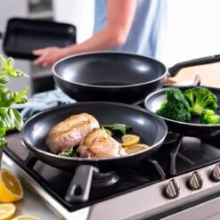 GreenPan Memphis Koekenpannenset - 3-delig - Zwart - Inductie - PFAS-vrij 31 GreenPan Memphis Koekenpannenset - 3-delig - Zwart - Inductie - PFAS-vrij -Keukengerei Winkel 1200x1200 138