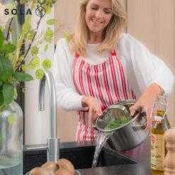 Sola Pannenset Juvia - 4 Delig - Ø 16,16,18,20 Cm - Zilver - RVS - Sandwichbodem -Keukengerei Winkel 1200x1200 14