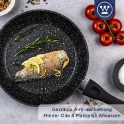 Westinghouse Koekenpan Inductie - Ø 24 Cm - Zwart Marmer - Geschikt Voor Alle Warmtebronnen 13 Westinghouse Koekenpan Inductie - Ø 24 Cm - Zwart Marmer - Geschikt Voor Alle Warmtebronnen -Keukengerei Winkel 1200x1200 206