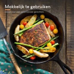 Ocina Gietijzeren Pan – Set Van 3 Stuks – ø25cm, ø19.5cm En ø16cm - Skillet - Koekenpan – Hapjespan – Koekenpan Inductie – Koekenpannenset - Gietijzeren Pan Bbq - Gietijzer - Incl. Receptenboek -Keukengerei Winkel 1200x1200 212