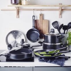 GreenPan Memphis Pannenset - 20-delig - Zwart - Inductie - PFAS-vrij -Keukengerei Winkel 1200x1200 22