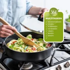 GreenPan Memphis Koekenpan 30cm - Zwart - Inductie - PFAS-vrij -Keukengerei Winkel 1200x1200 223