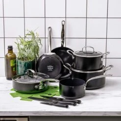 GreenPan Barcelona Infinity Pro Koekenpannenset - 3-delig - Zwart - Inductie - PFAS-vrij -Keukengerei Winkel 1200x1200 260