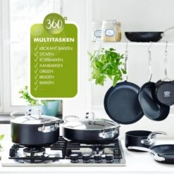 GreenPan Barcelona Infinity Pro Koekenpannenset - 3-delig - Zwart - Inductie - PFAS-vrij -Keukengerei Winkel 1200x1200 262