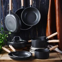 GreenChef Vintage Wokpan 28cm/3.7L - Zwart - Inductie - PFAS-vrij -Keukengerei Winkel 1200x1200 279