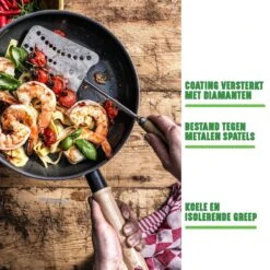 GreenChef Vintage Wokpan 28cm/3.7L - Zwart - Inductie - PFAS-vrij -Keukengerei Winkel 1200x1200 283