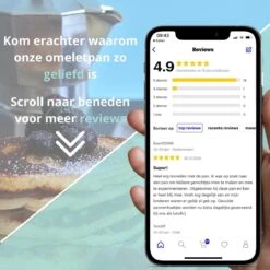 Culistar Pannenkoekenpan Inductie - Pancake Pan - Omeletpan - Omeletmaker - Eierpan - Inclusief Receptenboekje -Keukengerei Winkel 1200x1200 329