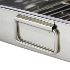 Relaxdays Braadslede Met Rooster - Edelstaal - Ovenschaal - Braadpan - Braadslee - Zilver - L -Keukengerei Winkel 1200x1200 356