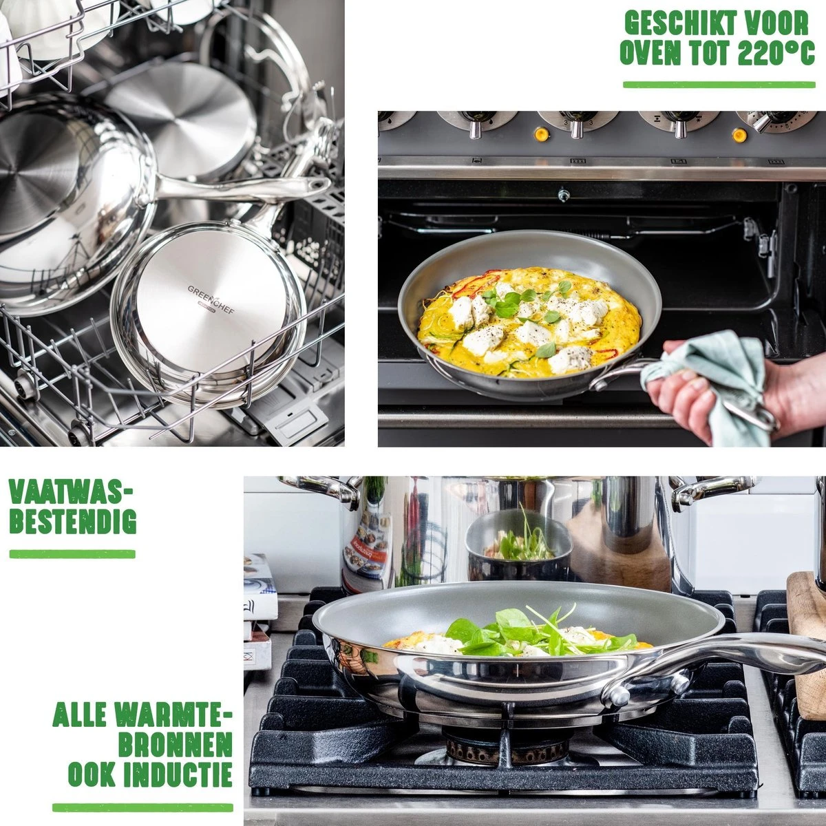 GreenChef Profile Plus Soeppan - 24 Cm - Inductie 8 GreenChef Profile Plus Soeppan - 24 Cm - Inductie - Afbeelding 8