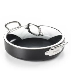 GreenPan Barcelona Infinity Pro Hapjespan Met Deksel 30cm - Zwart - Inductie - PFAS-vrij 25 GreenPan Barcelona Infinity Pro Hapjespan Met Deksel 30cm - Zwart - Inductie - PFAS-vrij -Keukengerei Winkel 1200x1200 403