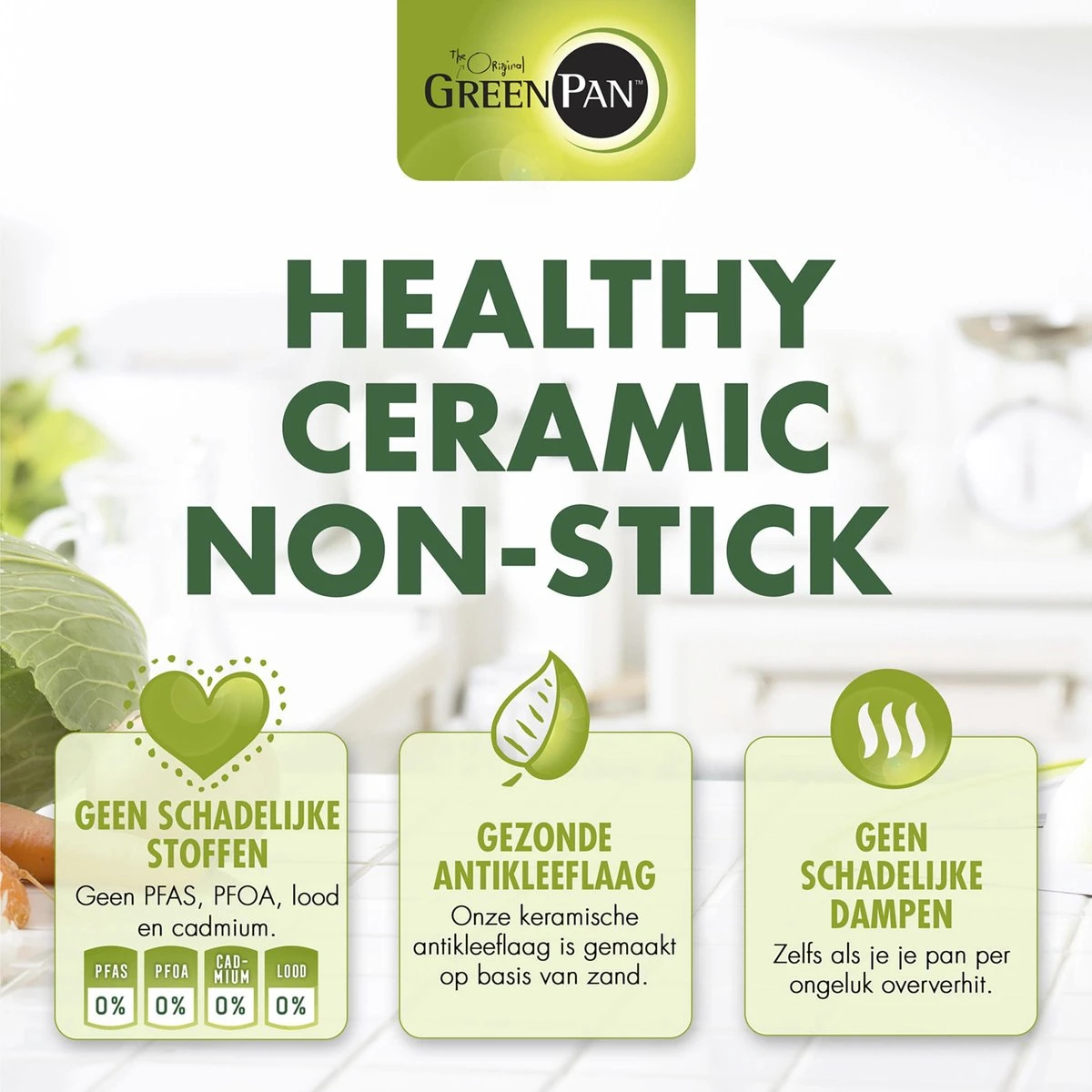 GreenPan Barcelona Infinity Pro Hapjespan Met Deksel 30cm - Zwart - Inductie - PFAS-vrij 12 GreenPan Barcelona Infinity Pro Hapjespan Met Deksel 30cm - Zwart - Inductie - PFAS-vrij - Afbeelding 12