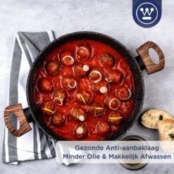 Westinghouse Hapjespan Inductie - Ø 32 Cm - Zwart Marmer - Speciale Editie - Met Deksel 15 Westinghouse Hapjespan Inductie - Ø 32 Cm - Zwart Marmer - Speciale Editie - Met Deksel -Keukengerei Winkel 1200x1200 435