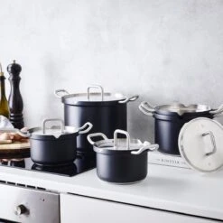 BK Q-linair Master Black Kookpannenset - 5-delig - Veilig Afgietsysteem - Inductie -Keukengerei Winkel 1200x1200 47