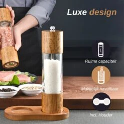 VAIVE Peper En Zoutmolen Set - Pepermolen -Keukengerei Winkel 1200x1200 681