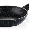 Westinghouse Koekenpan Inductie - Ø 24 Cm - Zwart Marmer - Geschikt Voor Alle Warmtebronnen