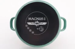 Lite-Body Magnus 2-delige Steelpannenset - Ø16 CM En Ø18 CM- Emaille - Olijf Groen - Inductie -Keukengerei Winkel 1200x780