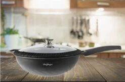 Chefflinger Wokpan - Antiaanbak - 32cm -Keukengerei Winkel 1200x787 1