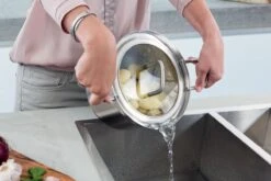 BK Q-linair Master Glas Pannenset - 5-delig - Glazen Deksel - Veilig Afgietsysteem - Inductie -Keukengerei Winkel 1200x800 11