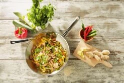 Demeyere Wok - Ø 30 Cm - Vlakke Bodem -Keukengerei Winkel 1200x800 68