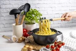 Smile 10-Delige Pannenset - Anti Aanbaklaag - Vaatwasser Bestendig - Zwart - MGK-17 -Keukengerei Winkel 1200x800 88