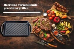 Kicinn Grillplaat - Gietijzer - Geëmailleerd - Incl. Accessoires - Ø 33 X 21.8 Cm (LxB) -Keukengerei Winkel 1200x801 9