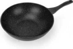 Swiss Pro+ Wokpan - Met Glazen Deksel - 28cm - Zwart -Keukengerei Winkel 1200x805 5