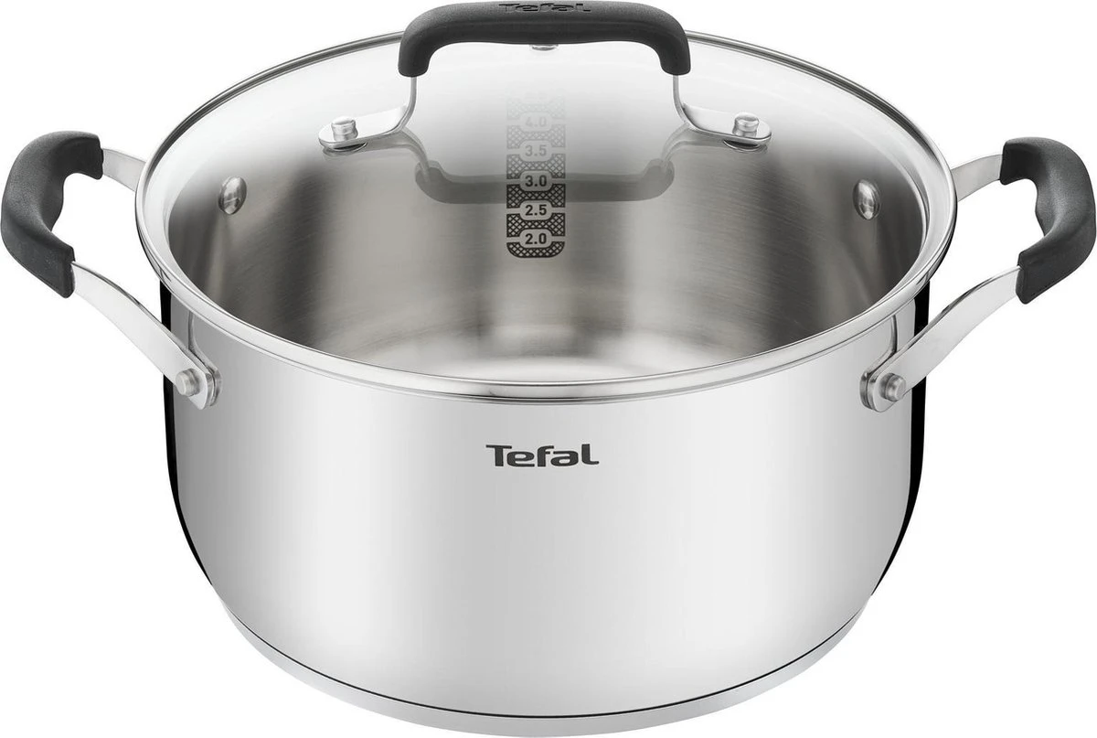 Tefal Cook & Cool E493S6 - Set 3-delig (kookpan 20/24 + Steelpan 16) 3 Tefal Cook & Cool E493S6 - Set 3-delig (kookpan 20/24 + Steelpan 16) - Afbeelding 3