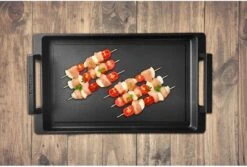 Eurolux Teppanyaki Plaat Met Grepen - 41 X 24 X 2.5 Cm - Zwart - Aluminium - Geschikt Voor Alle Warmtebronnen -Keukengerei Winkel 1200x809 2