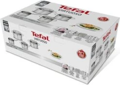 Tefal Virtuoso Pannenset 5 Delig - Hoge Kookpan Ø 22 Cm + Steelpan Ø 16 Cm + Kookpannen Ø 18/20/24 Cm -Keukengerei Winkel 1200x857