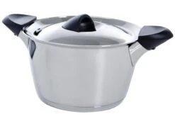 BK Q-linair Classic Pannenset - 5 Delig - RVS - Veilig Afgietsysteem - Inductie -Keukengerei Winkel 1200x864