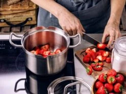 BK Q-linair Master Glas Pannenset - 5-delig - Glazen Deksel - Veilig Afgietsysteem - Inductie -Keukengerei Winkel 1200x900 6