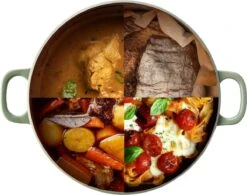 BK Bourgogne Braadpan Ø 24 Cm - Groen - Gietijzer - Inductie -Keukengerei Winkel 1200x945 1