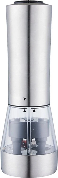 KROMS Peper En Zoutmolen Set - Peper En Zoutmolen Set Elektrisch -2 In 1 - Instelbare Maalgraad - Pepermolen - Zoutmolen - Peper En Zoutmolen Elektrisch -Keukengerei Winkel 392x1200