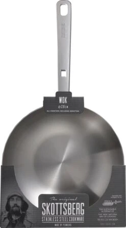 Skottsberg Wok Stainless Steel 28 Cm Roestvrijstaal -Keukengerei Winkel 662x1200