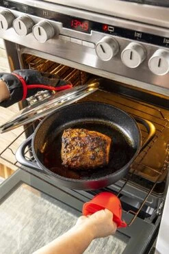 Smile 10-Delige Pannenset - Anti Aanbaklaag - Vaatwasser Bestendig - Zwart - MGK-17 -Keukengerei Winkel 800x1200 11