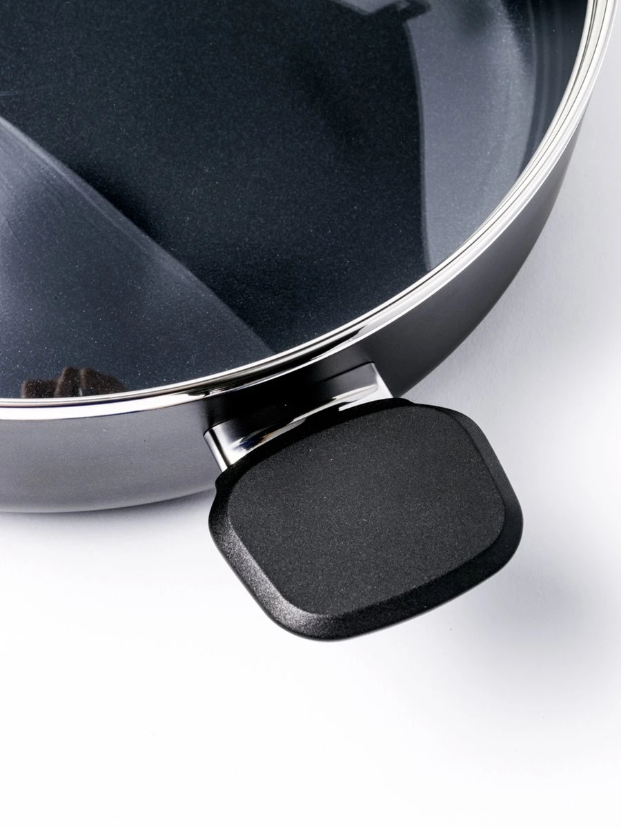 GreenPan Memphis Hapjespan 28cm - Zwart - Inductie - PFAS-vrij 7 GreenPan Memphis Hapjespan 28cm - Zwart - Inductie - PFAS-vrij - Afbeelding 7