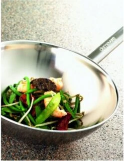 Demeyere Wok - Ø 30 Cm - Vlakke Bodem -Keukengerei Winkel 925x1200