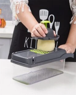 Merkloos Mandoline – Multifunctionele Groentesnijder – Nicer Dicer -Keukengerei Winkel 963x1200